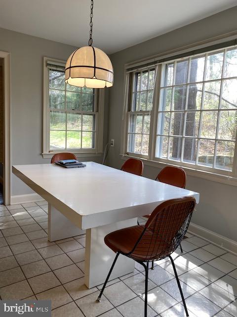 kitchen table area - looking south
