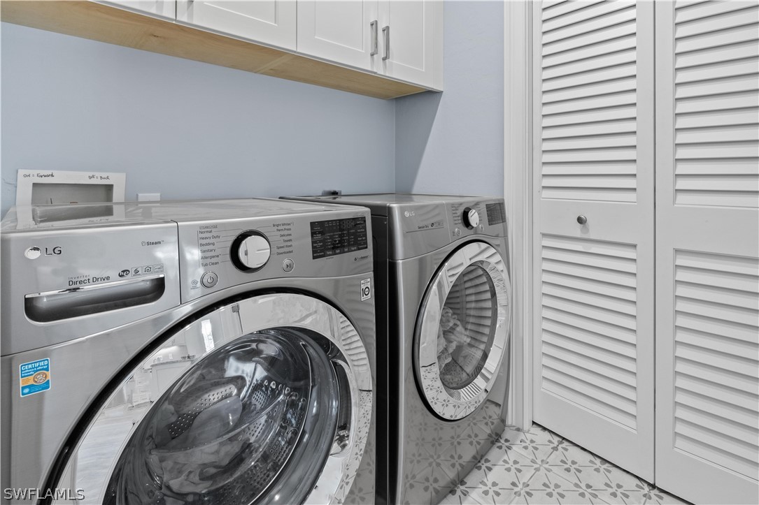 5294 Umbrella Pool Road Sanibel, FL 33957 - Photo 30 of 44 a utility room with dryer and washer