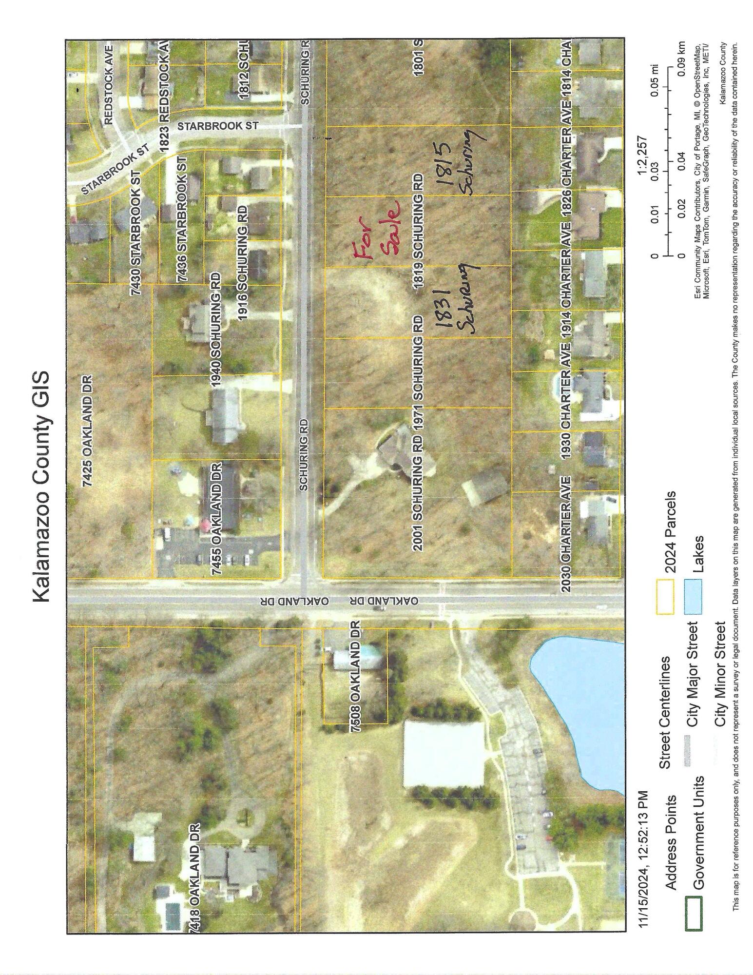 1819 Schuring Road Portage, MI 49024 - Photo 5 of 5 1819 Schuring Road Tax Map