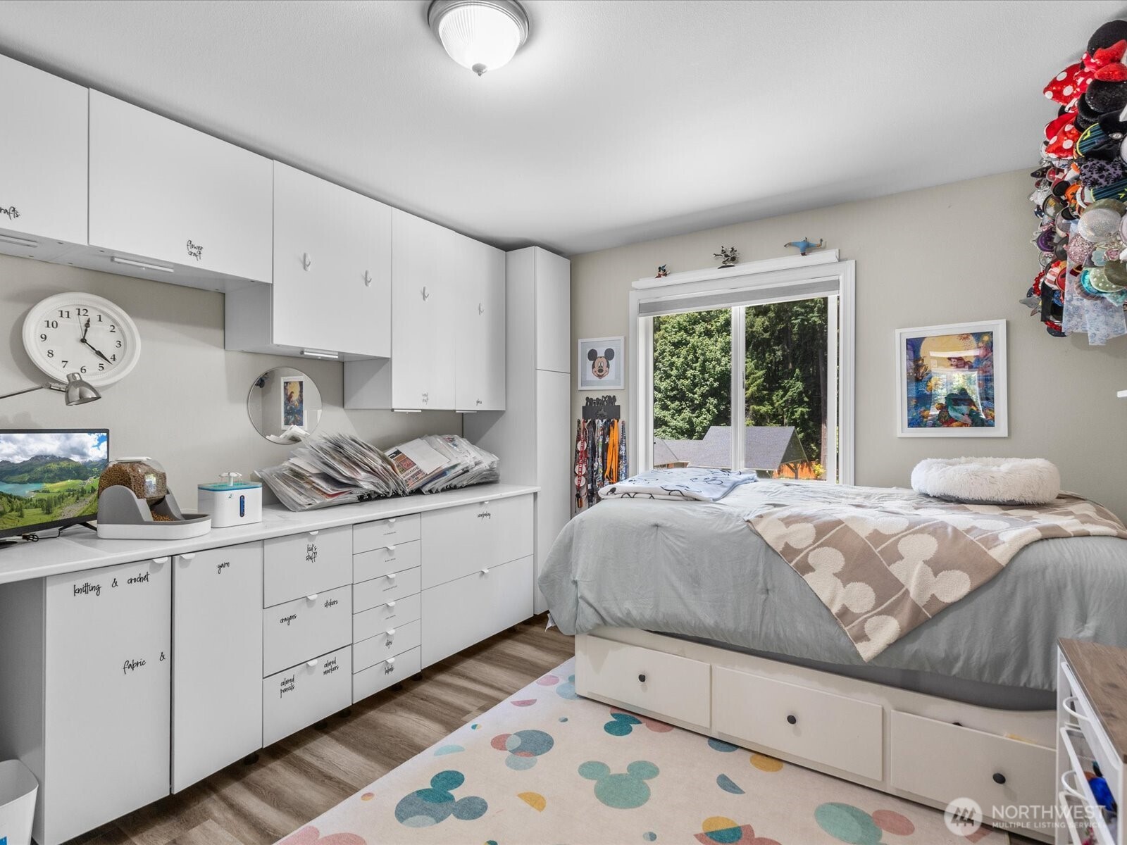 8817 Lakewood Road Stanwood, WA 98292 - Photo 28 of 40 a bedroom with a bed and a window