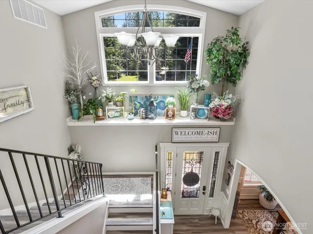 a view of a entryway door front of house