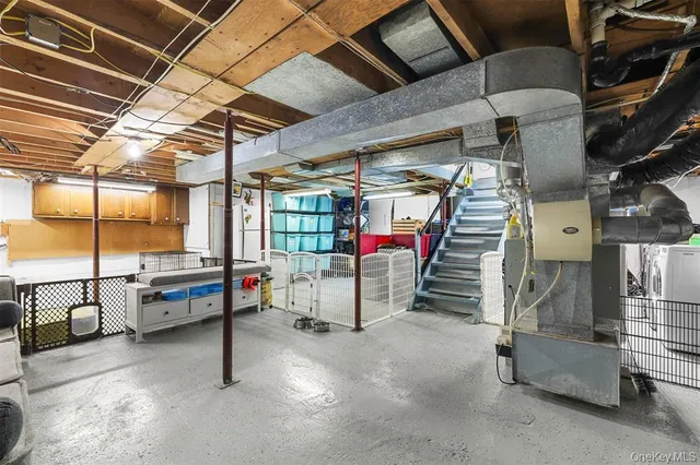 a view of storage and utility room