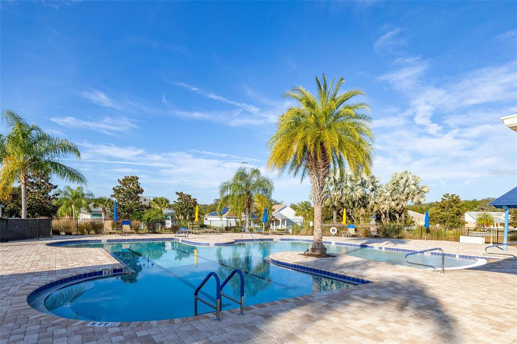 983 Fiesta Key Circle Lady Lake, FL 32159 - Photo 32 of 39 a view of swimming pool with outdoor seating