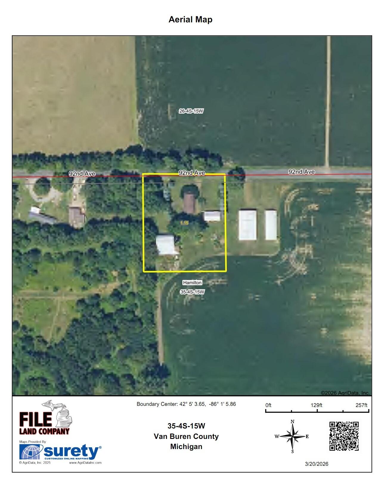 48705 92nd Avenue Decatur, MI 49045 - Photo 12 of 12 Aerial_Map2