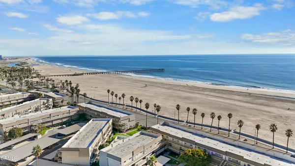 a view of a city with ocean