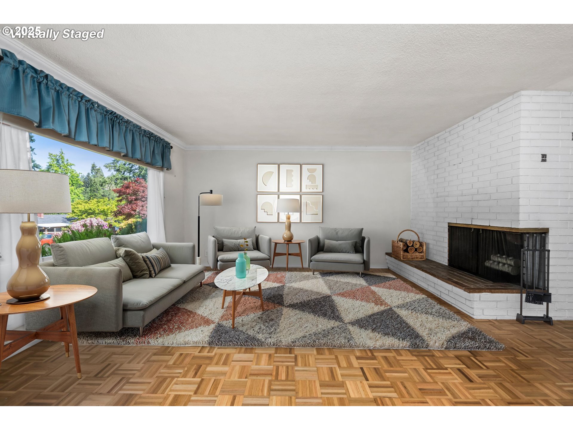 3985 Donald Street Eugene, OR 97405 - Photo 8 of 39 a living room with furniture a fireplace and a table