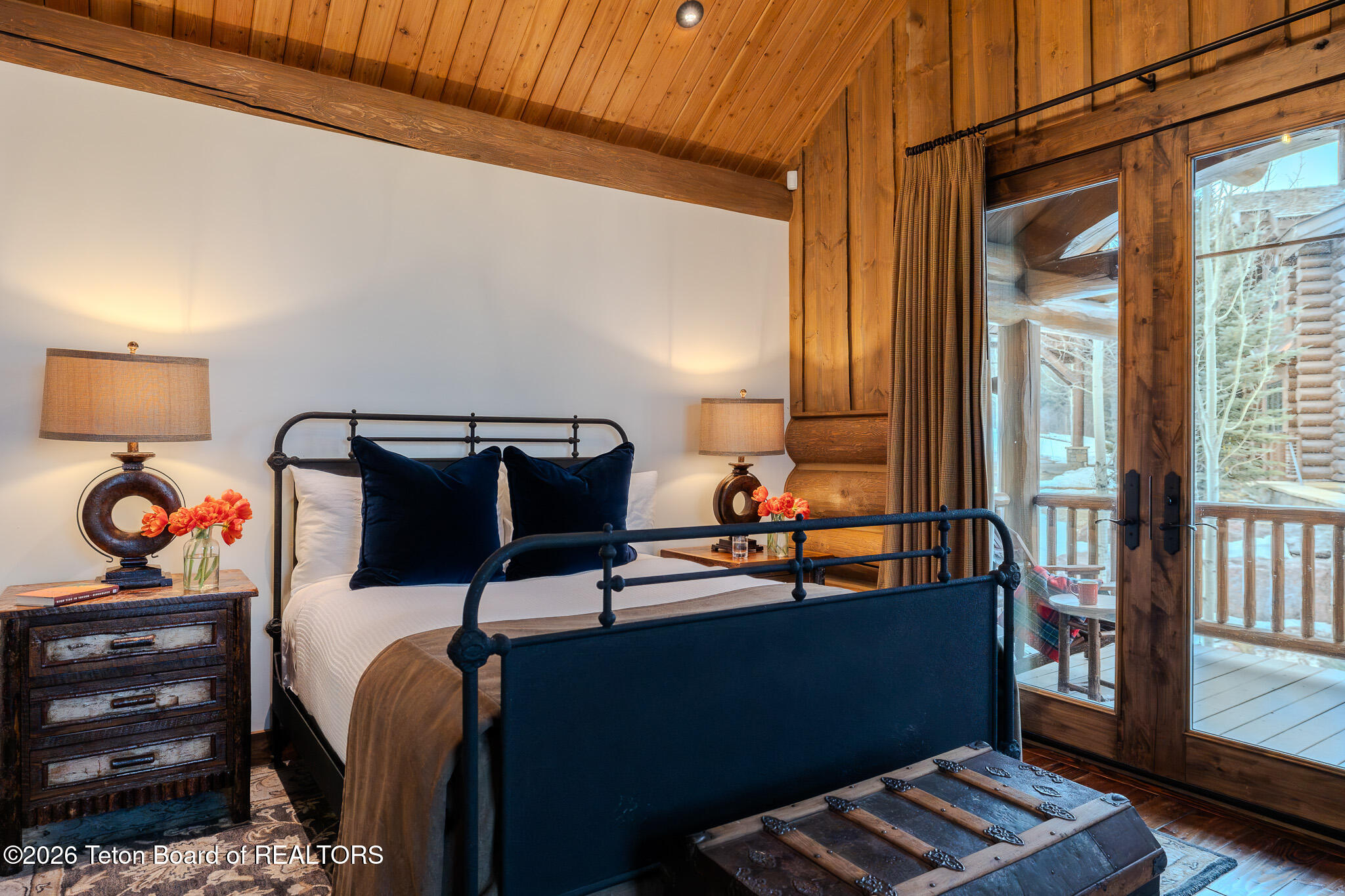 1125 West Bar Bc Ranch Road Jackson, WY 83001 - Photo 60 of 66 Guest House Bed #1
