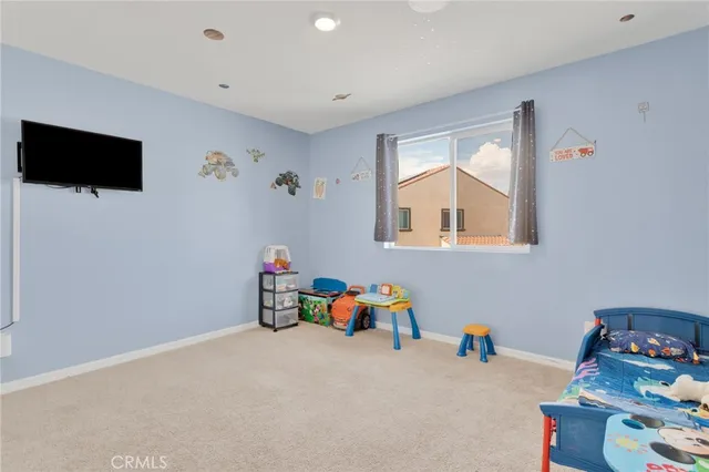 a children room with toys