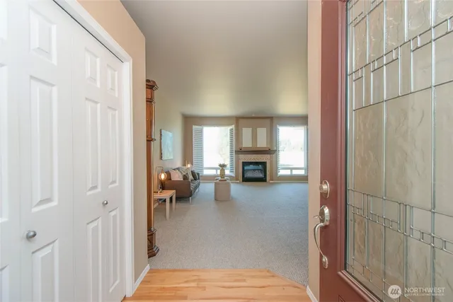 a view of living room with furniture