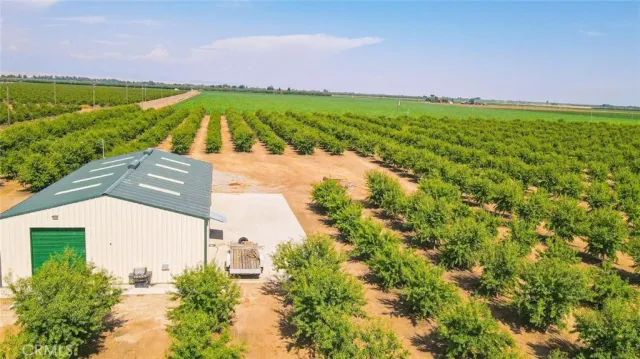 a view of a lake and a yard