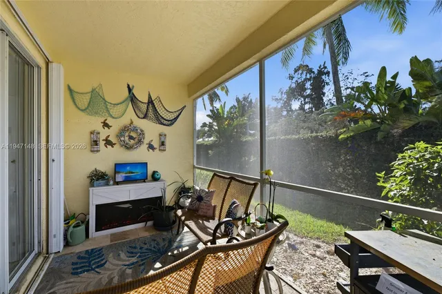 a view of building with outdoor space