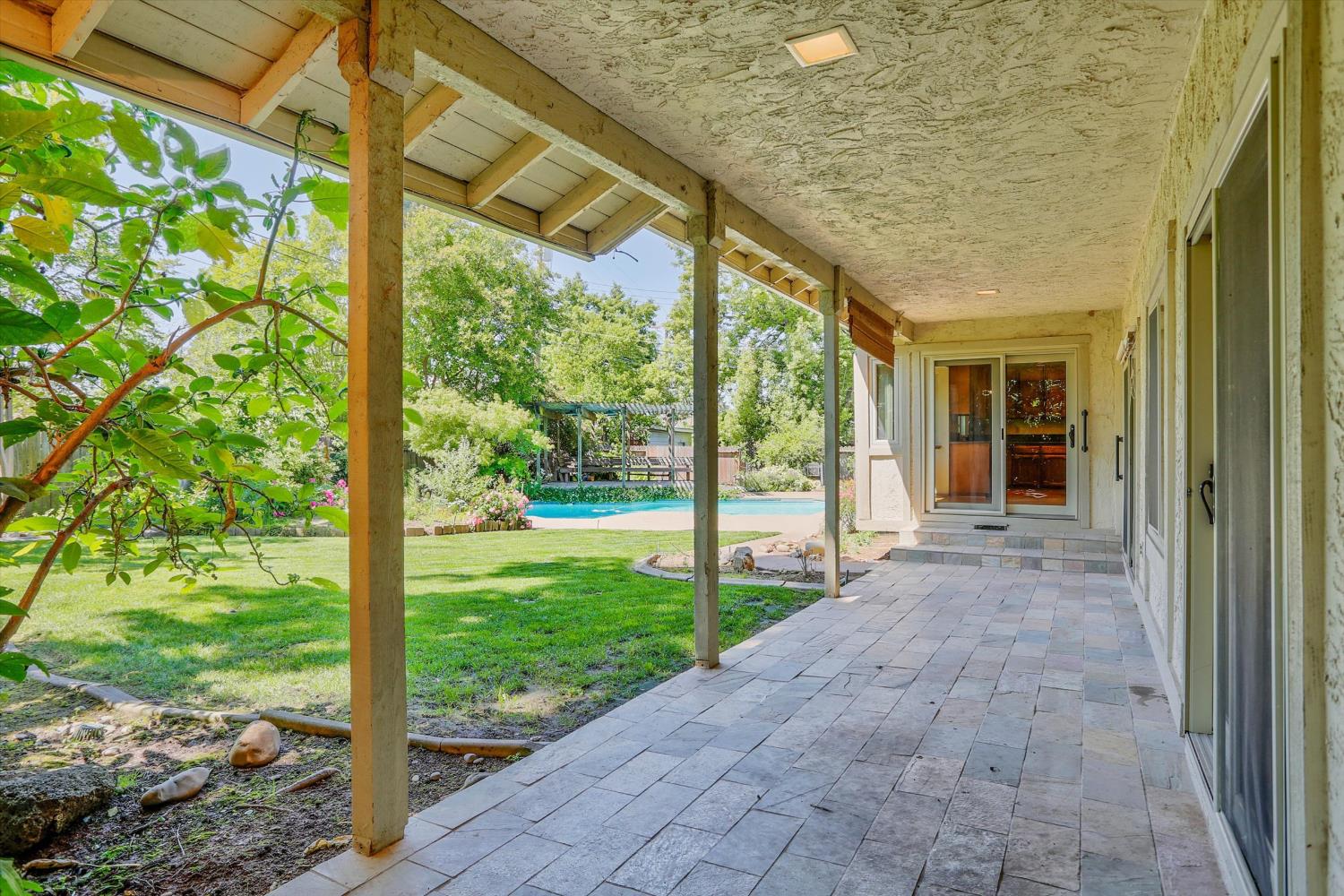 3029 Merrick San Way Carmichael, CA 95608 - Photo 30 of 31 a view of a porch with a big yard