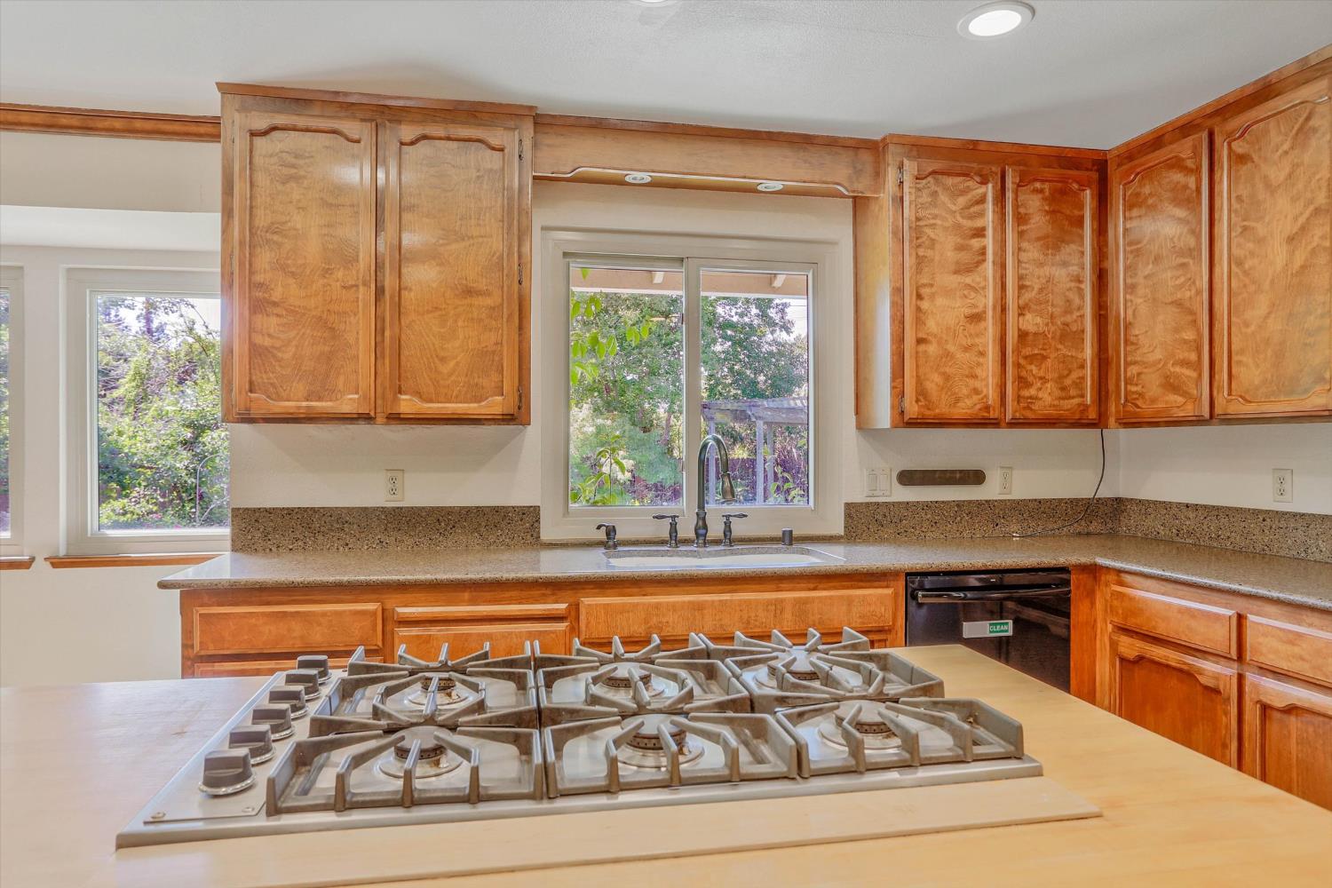 3029 Merrick San Way Carmichael, CA 95608 - Photo 9 of 31 a kitchen with a large window cabinets and a counter top space