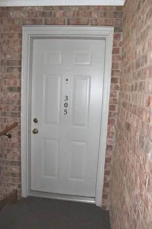 a view of front door