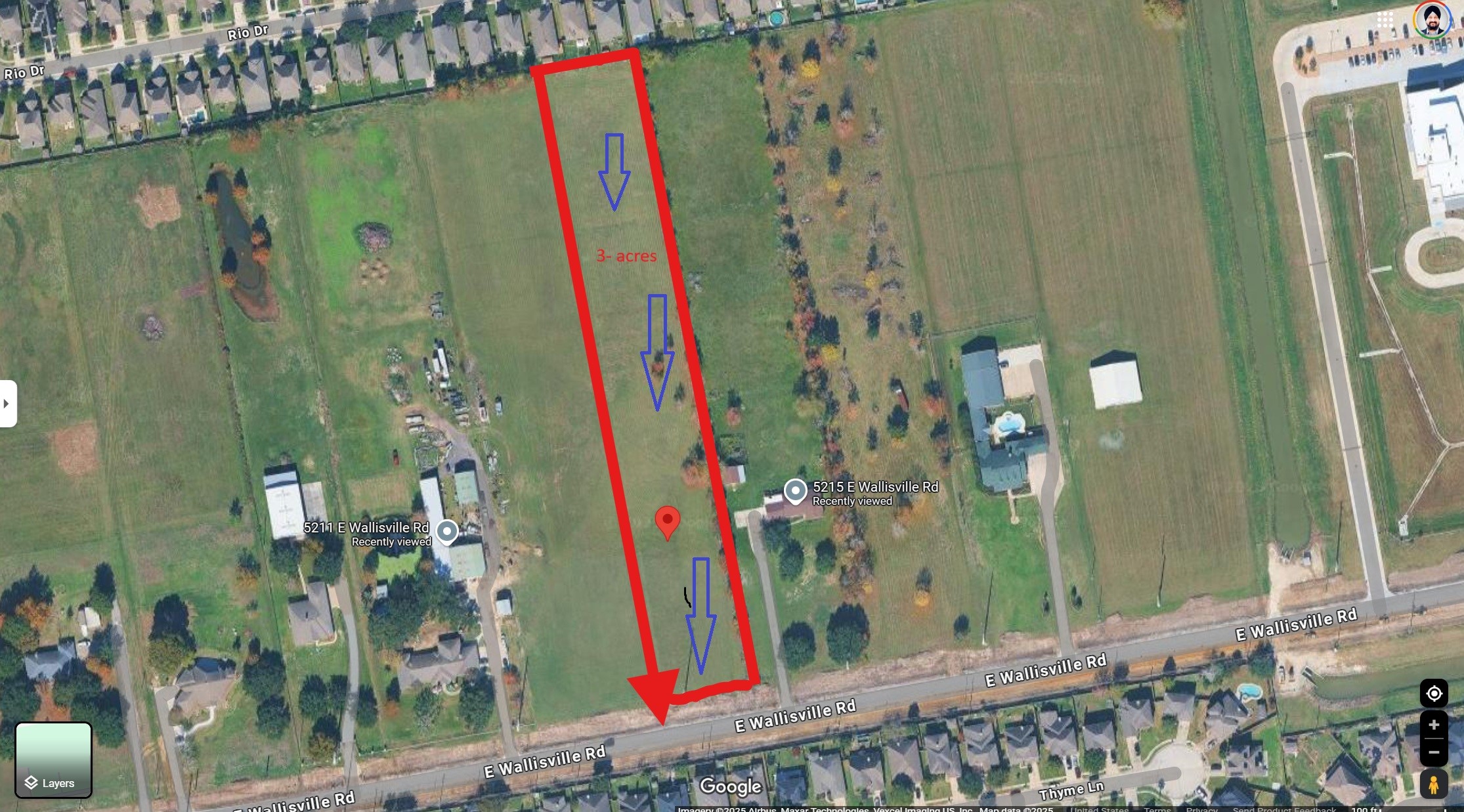 LOT is on the left side 5215 E. Wallisville Rd.