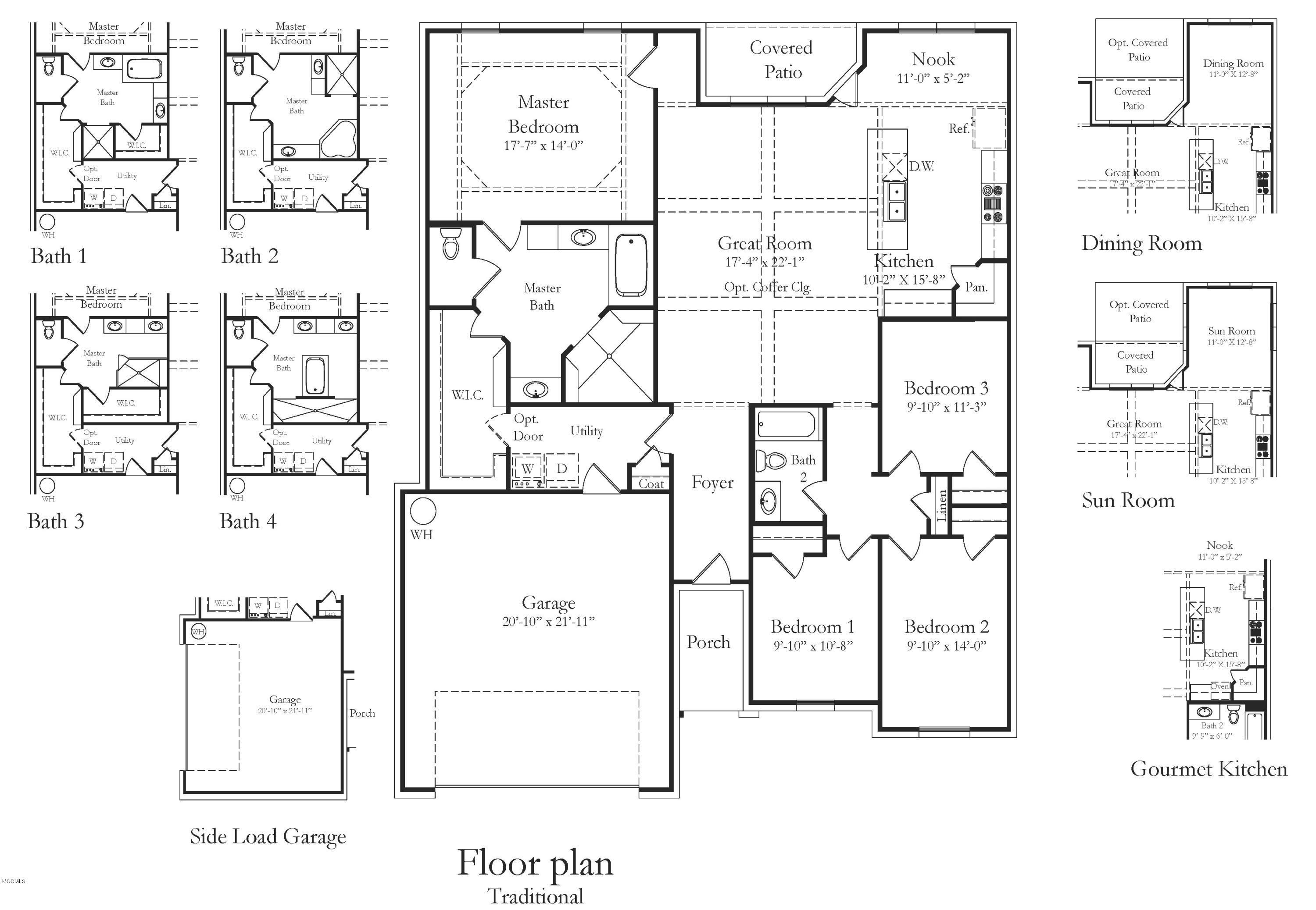 2904 Harder Road Ocean Springs, MS 39564 - Photo 2 of 26 Alton 4th Bedroom