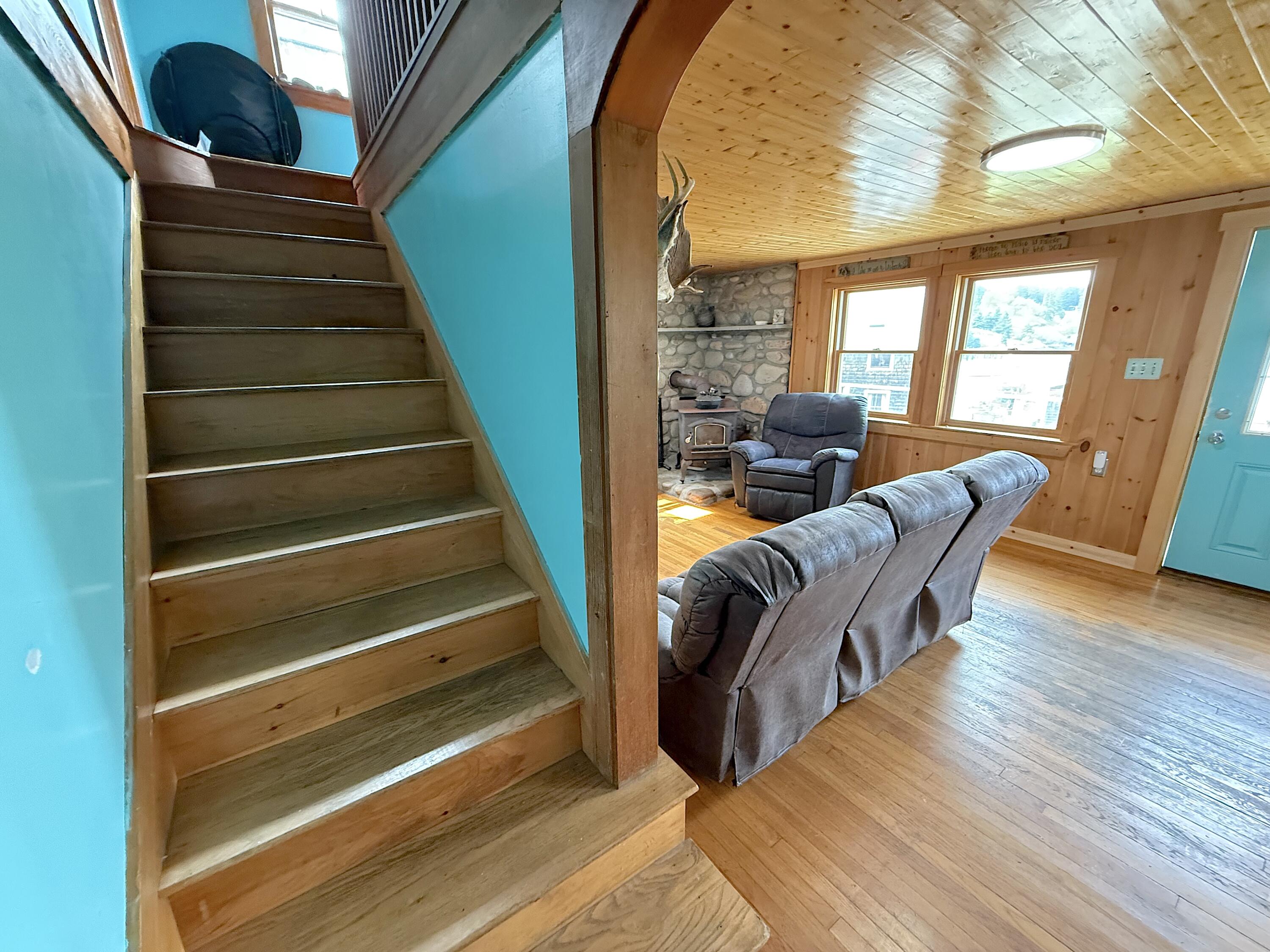 65 East Shore Road Frenchboro, ME 04635 - Photo 25 of 52 stairs to living