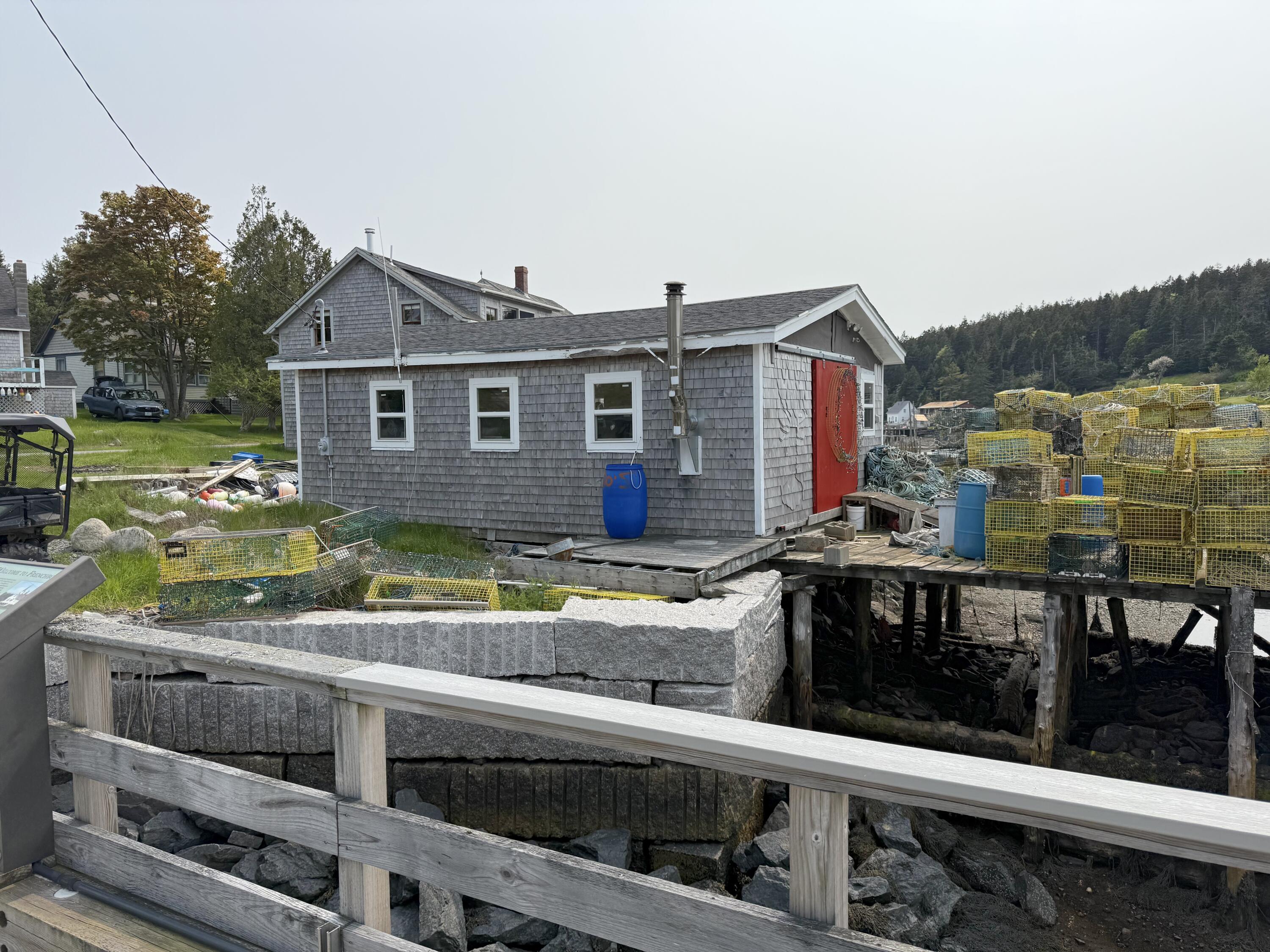 65 East Shore Road Frenchboro, ME 04635 - Photo 36 of 52 side of shop