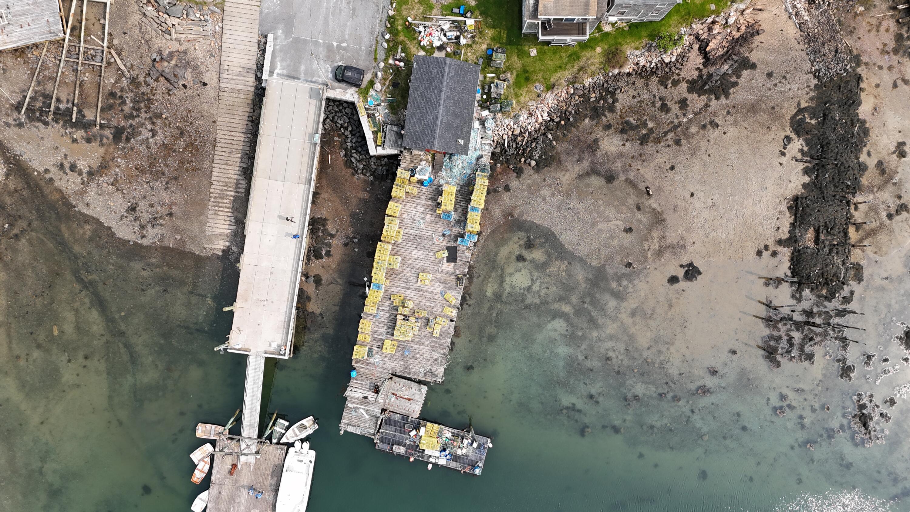 65 East Shore Road Frenchboro, ME 04635 - Photo 48 of 52 looking down on wharf