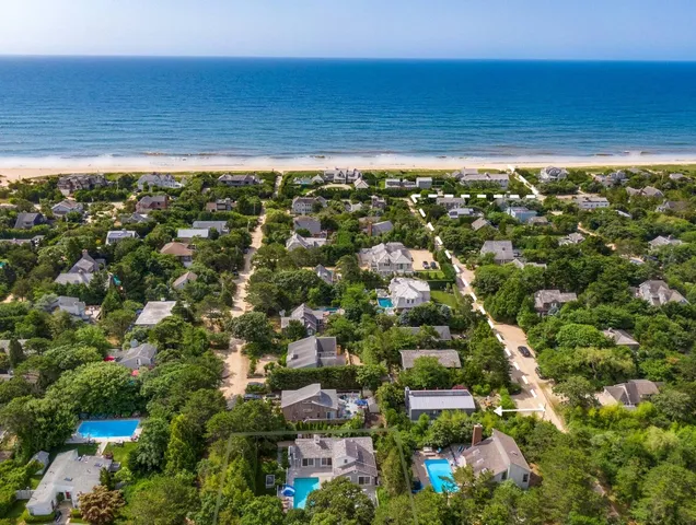a view of city and ocean
