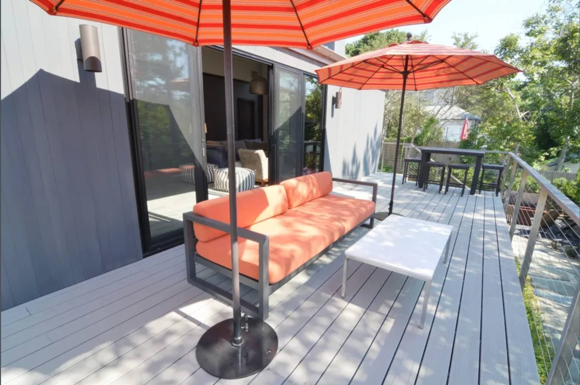 59 Devon Road Amagansett, NY 11930 - Photo 8 of 9 a view of backyard with a patio and wooden floor