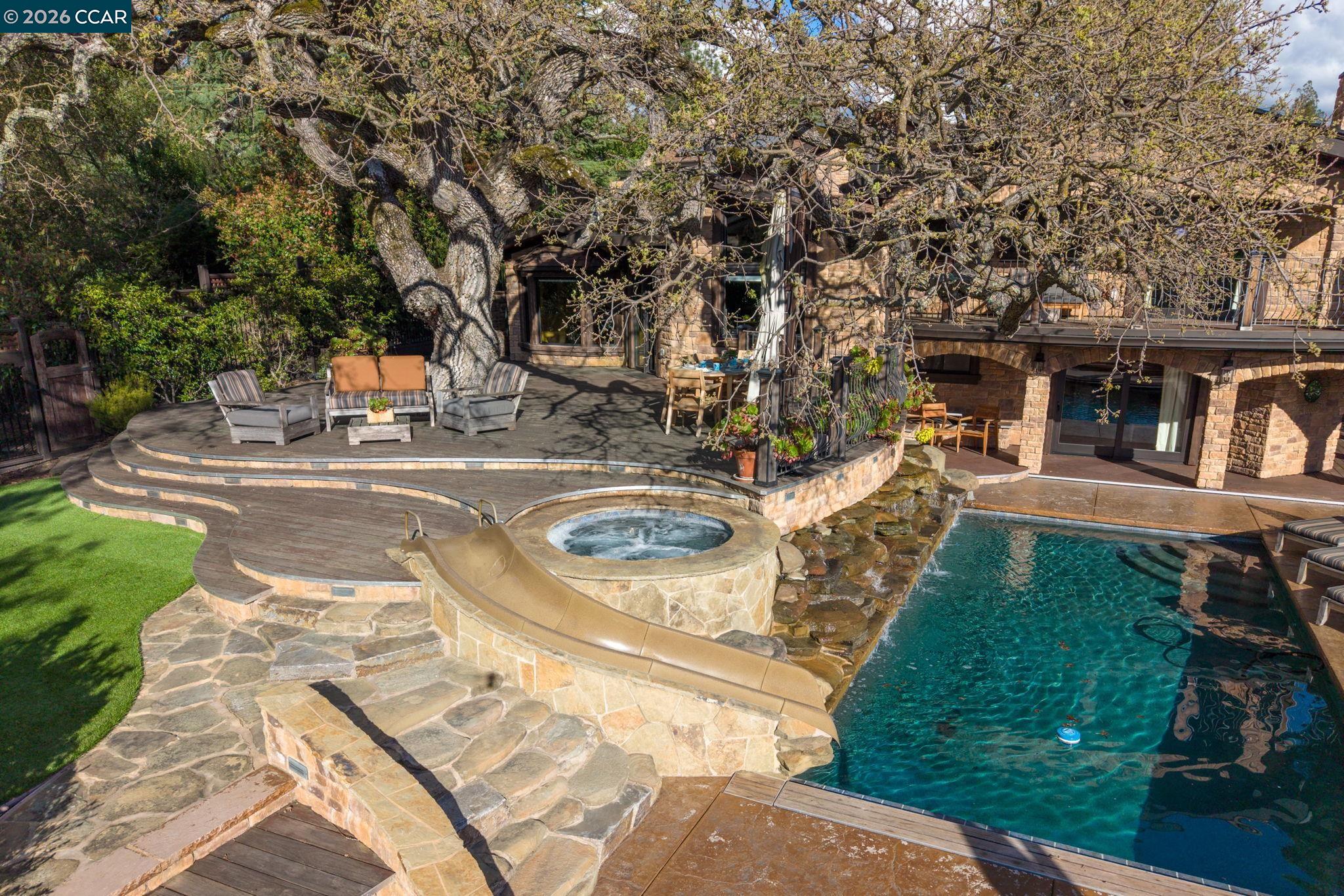 321 Livorna Heights Road Alamo, CA 94507 - Photo 45 of 60 a view of a house with entertaining space