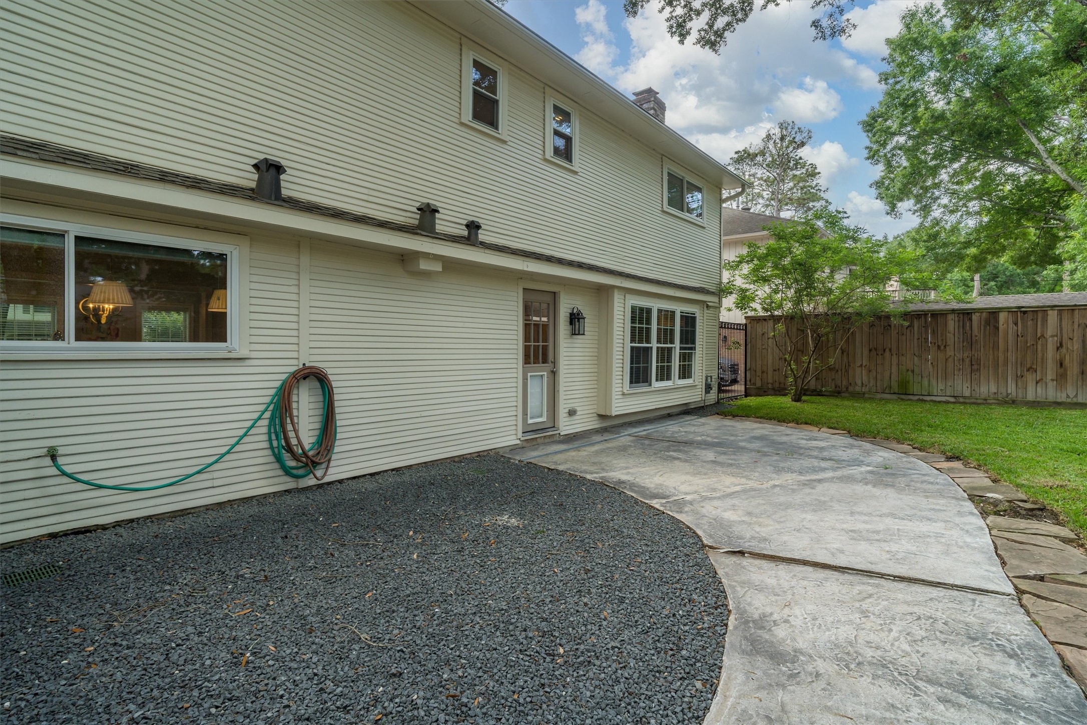 751 Bison Drive Houston, TX 77079 - Photo 31 of 45 a view of a back yard of the house