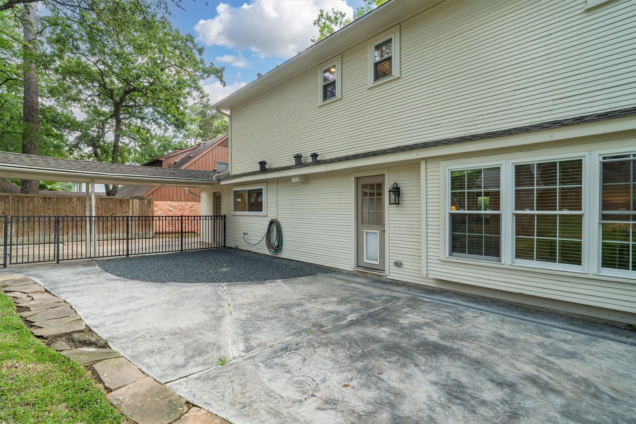 751 Bison Drive Houston, TX 77079 - Photo 32 of 45 a view of backyard of house