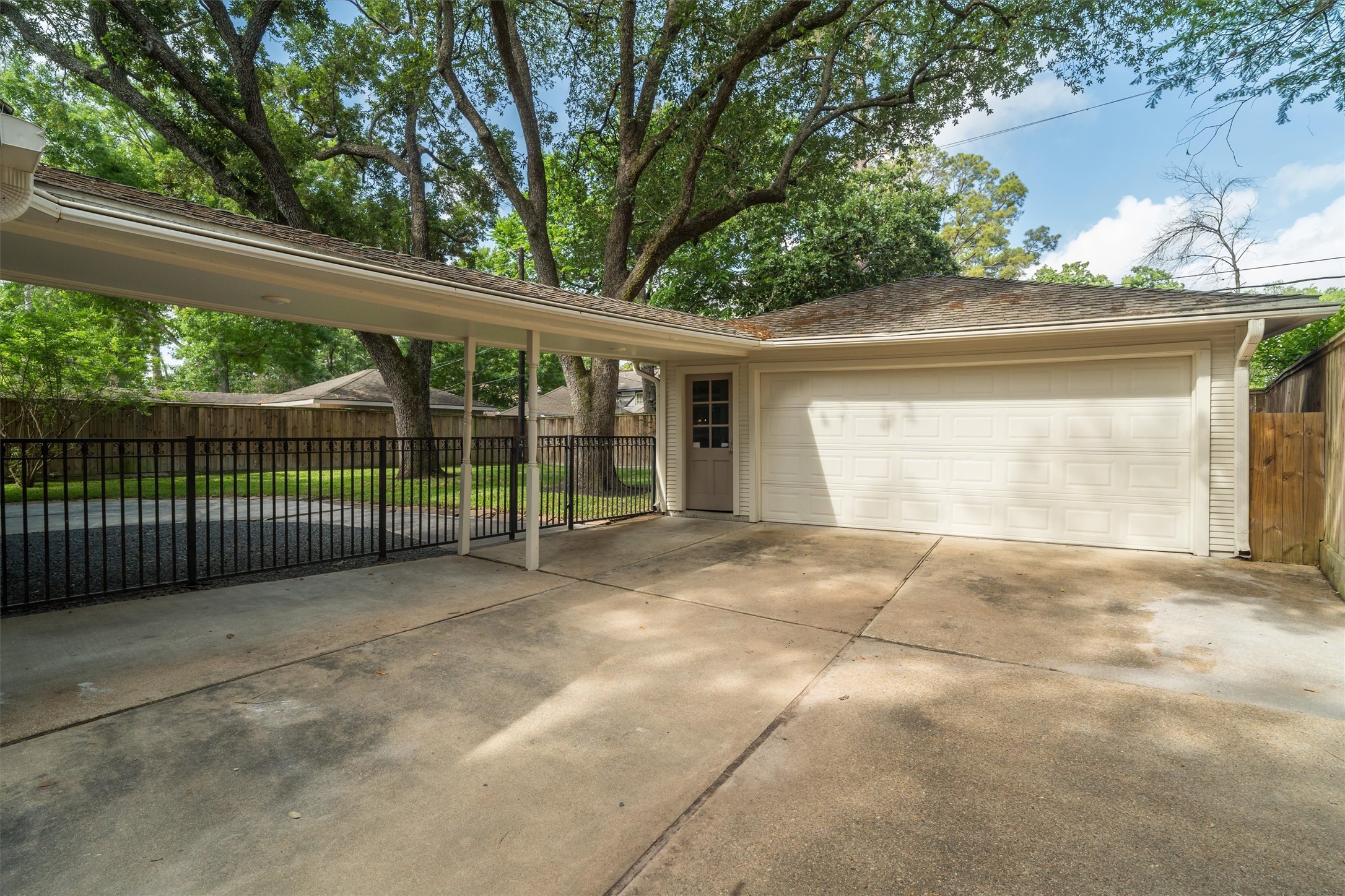 751 Bison Drive Houston, TX 77079 - Photo 34 of 45 a view of backyard with green space