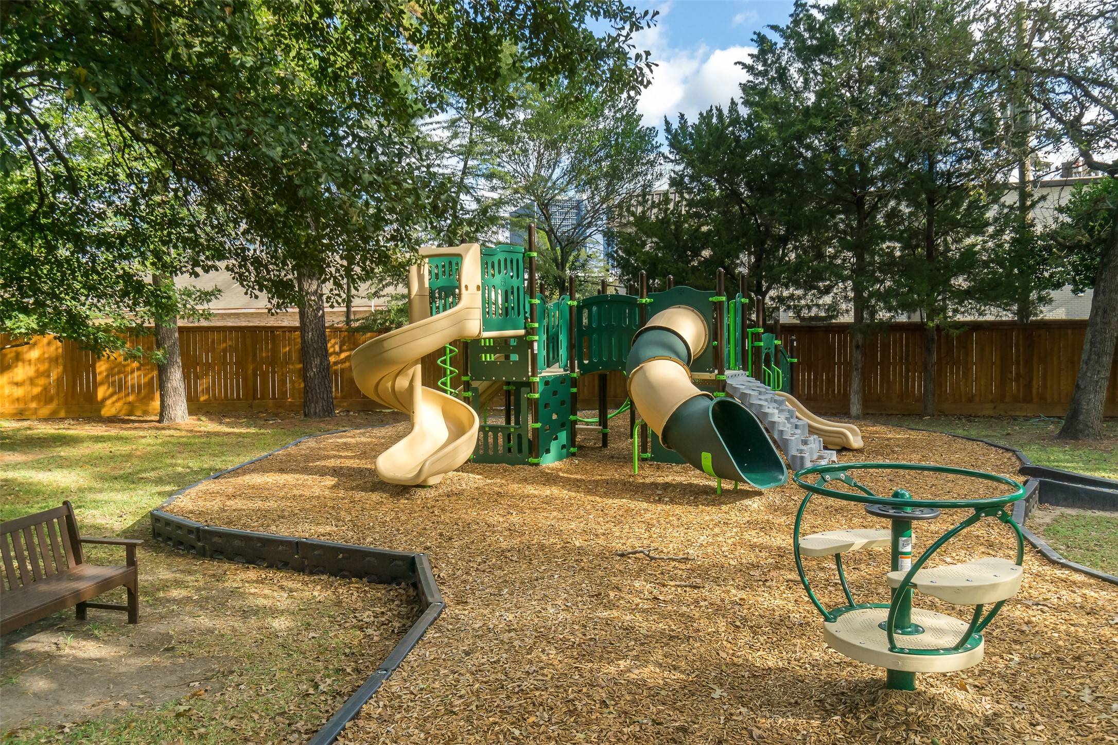751 Bison Drive Houston, TX 77079 - Photo 40 of 45 a view of a park with slide