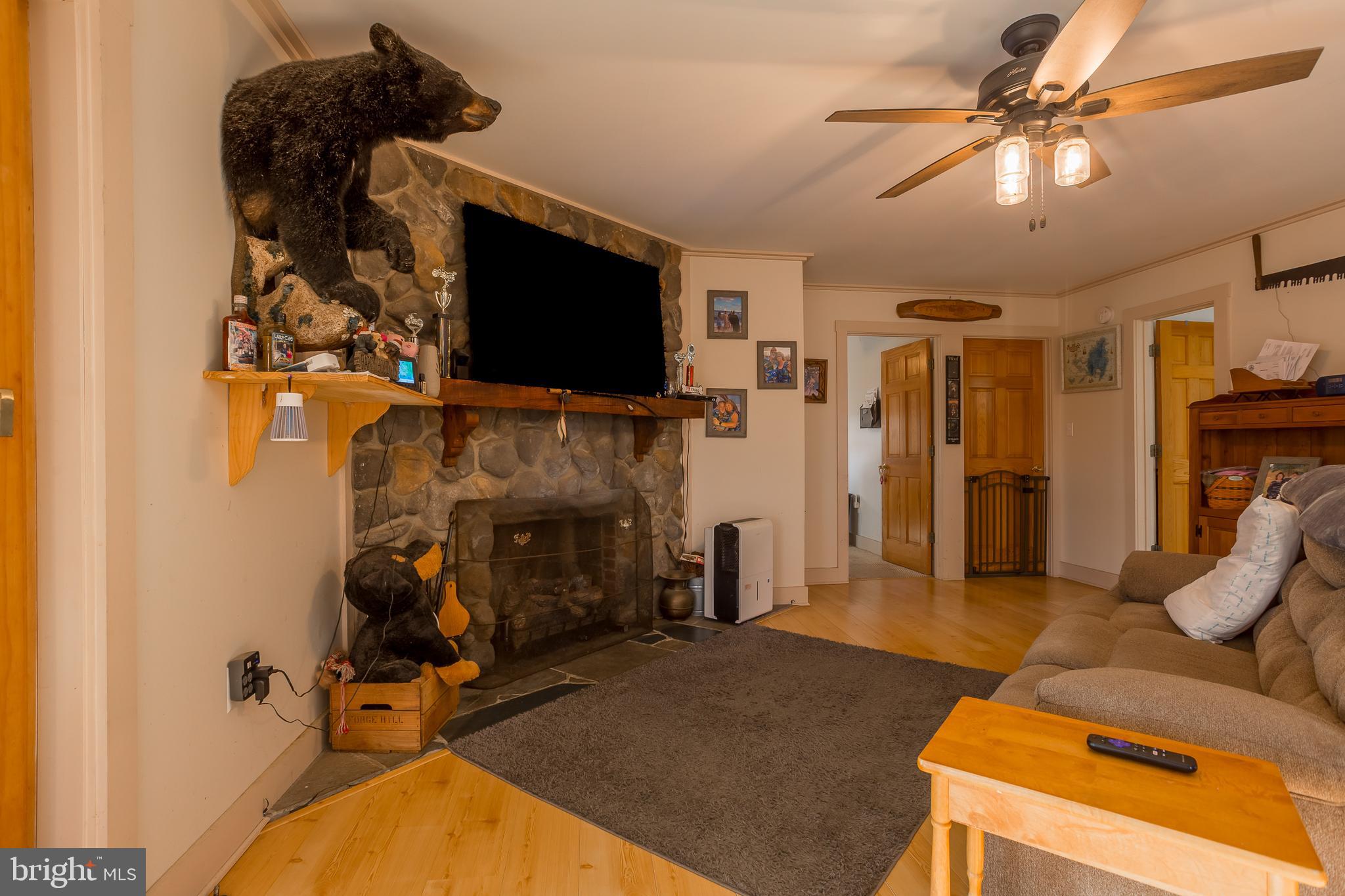 3819 Maple Dam Road Cambridge, MD 21613 - Photo 16 of 79 a living room with furniture and a fireplace