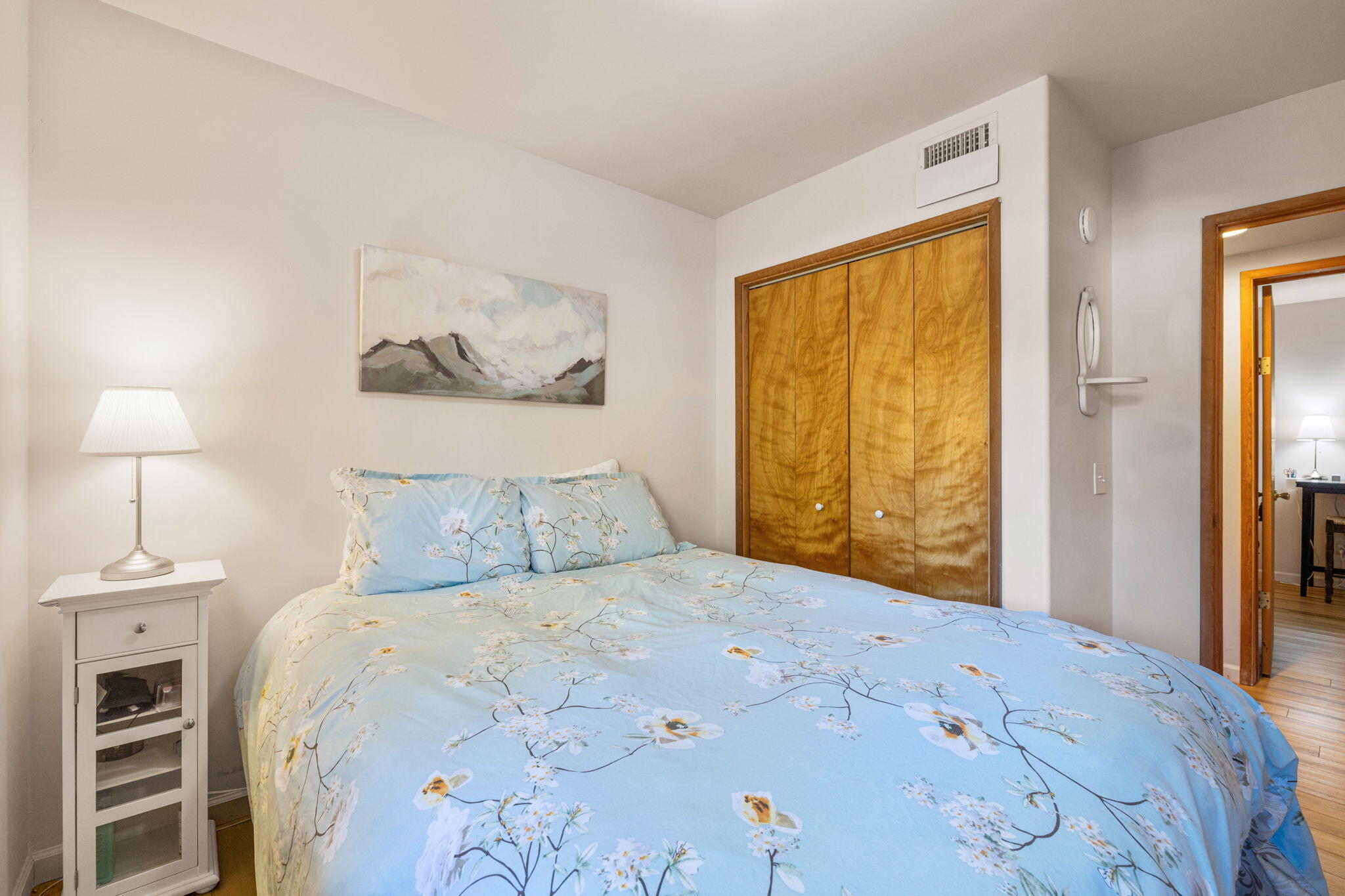 60766 Table Mountain Road Mountain Center, CA 92561 - Photo 31 of 46 a bedroom with a bed and a window