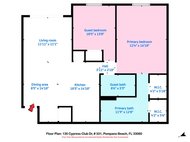 $2,100 | 130 Cypress Club Drive, Unit 331, Pompano Beach, FL 33060