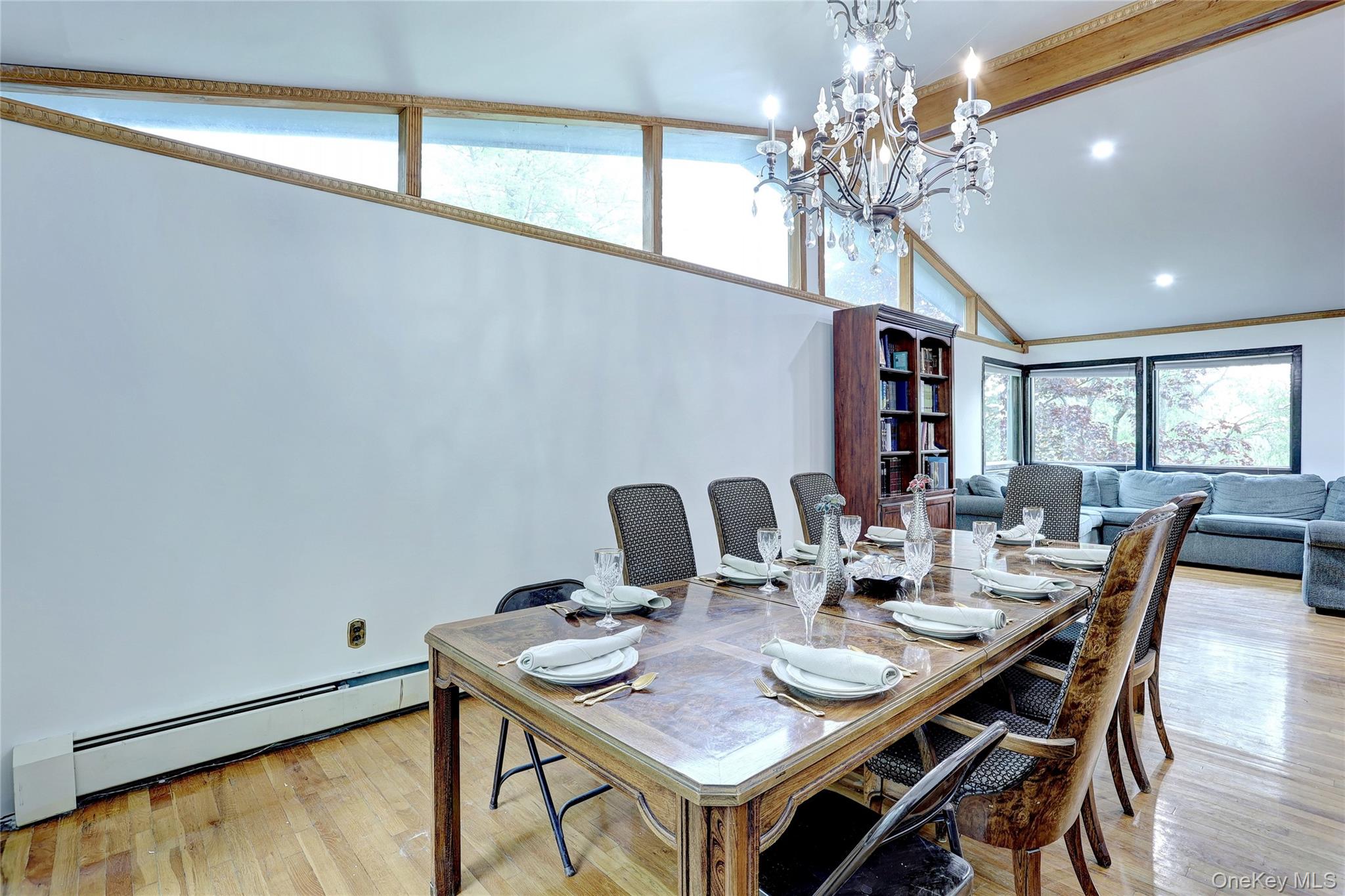 23 Sherwood Ridge Road Pomona, NY 10970 - Photo 8 of 28 a view of a dining room with furniture and chandelier