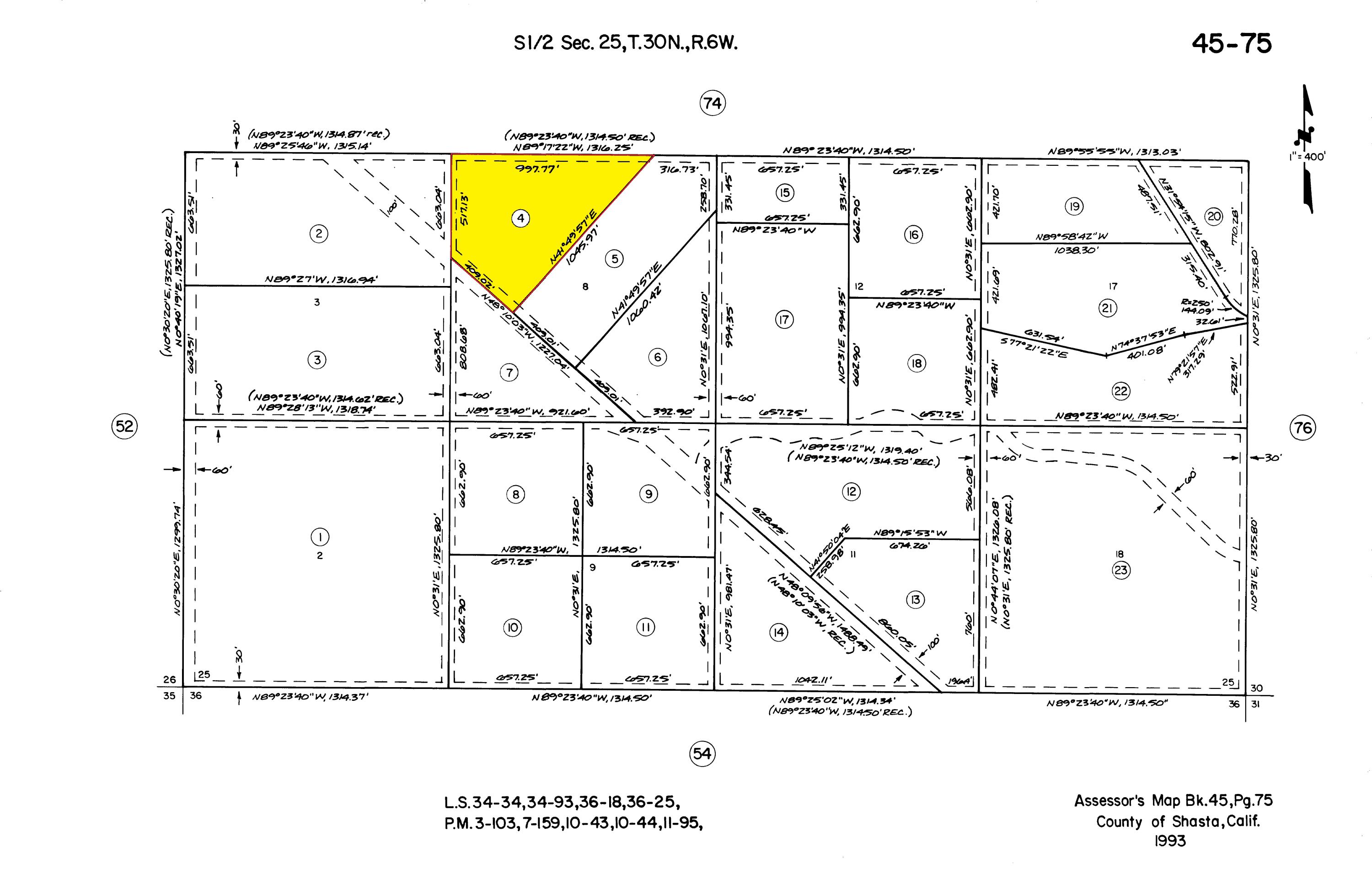 Two Two Feathers Road Cottonwood, CA 96022 - Photo 3 of 25 assessors map
