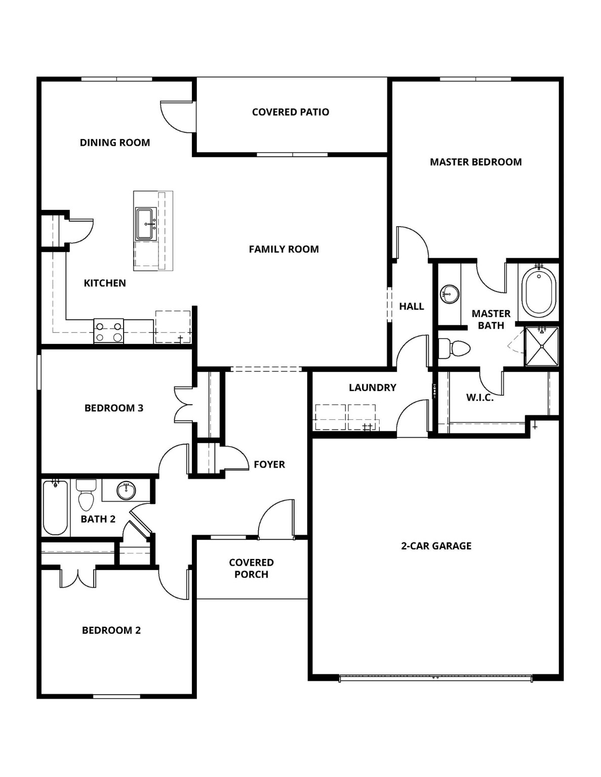 13601 Gaff Rig Drive Texas City, TX 77510 - Photo 19 of 19 The Chatfield Floor Plan