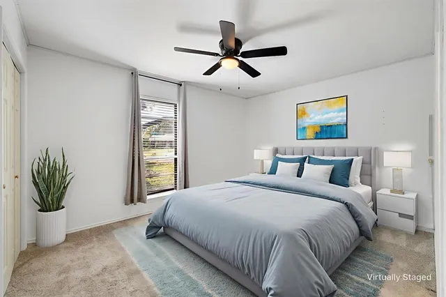 a bathroom with a sink vanity and a mirror