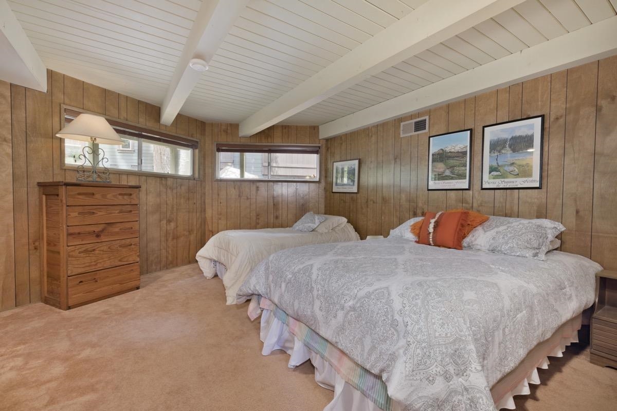 2563 Old Mammoth Road Mammoth Lakes, CA 93546 - Photo 12 of 49 a bedroom with a bed and a closet