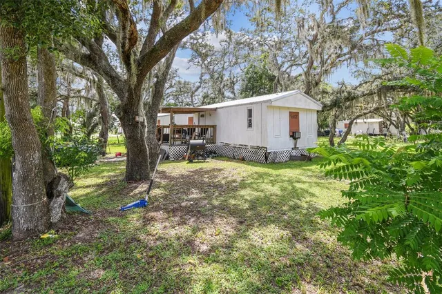 a white house that has a tree in front of it