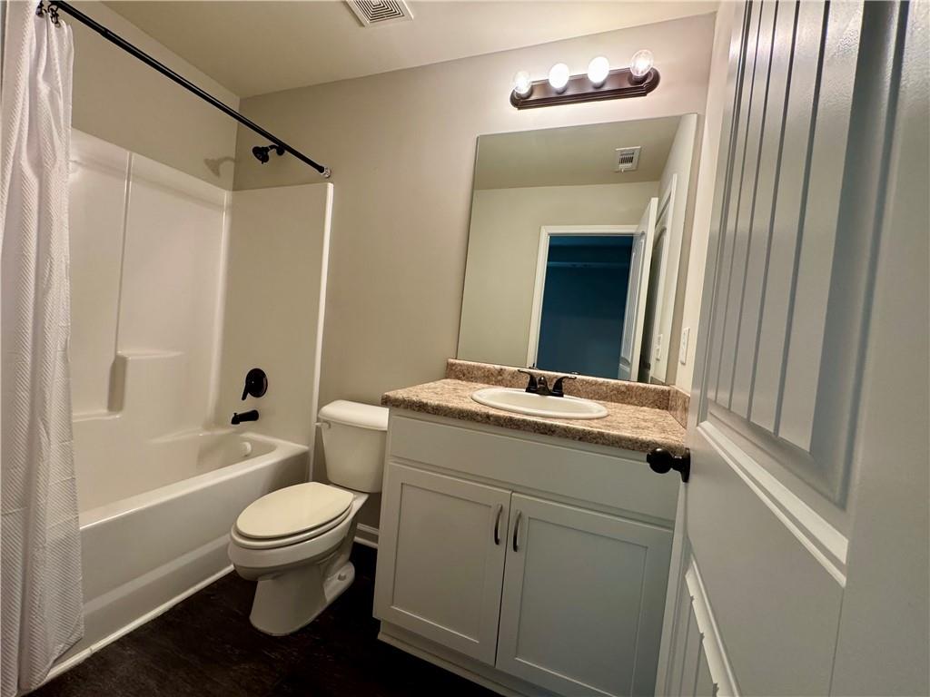 98 Baywood Way Hiram, GA 30141 - Photo 40 of 55 a bathroom with a sink toilet and shower