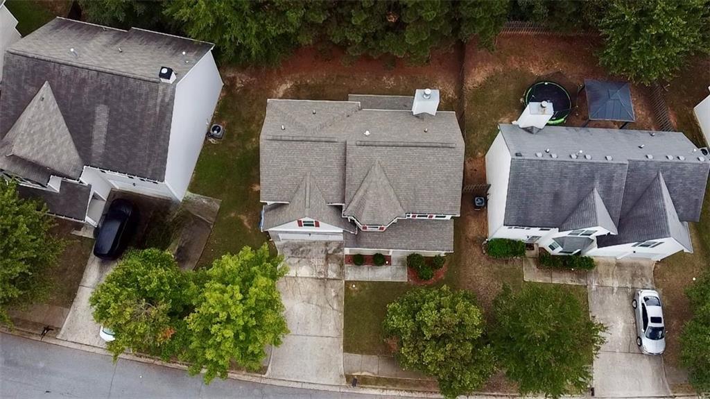 98 Baywood Way Hiram, GA 30141 - Photo 51 of 55 an aerial view of a house with a lake view