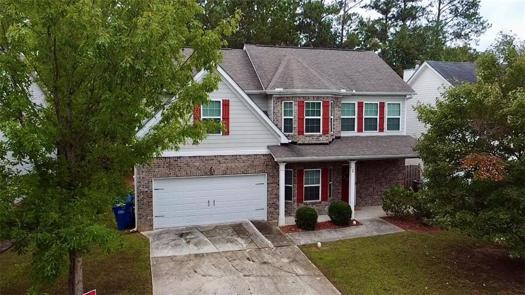98 Baywood Way Hiram, GA 30141 - Photo 53 of 55 front view of a house with a yard