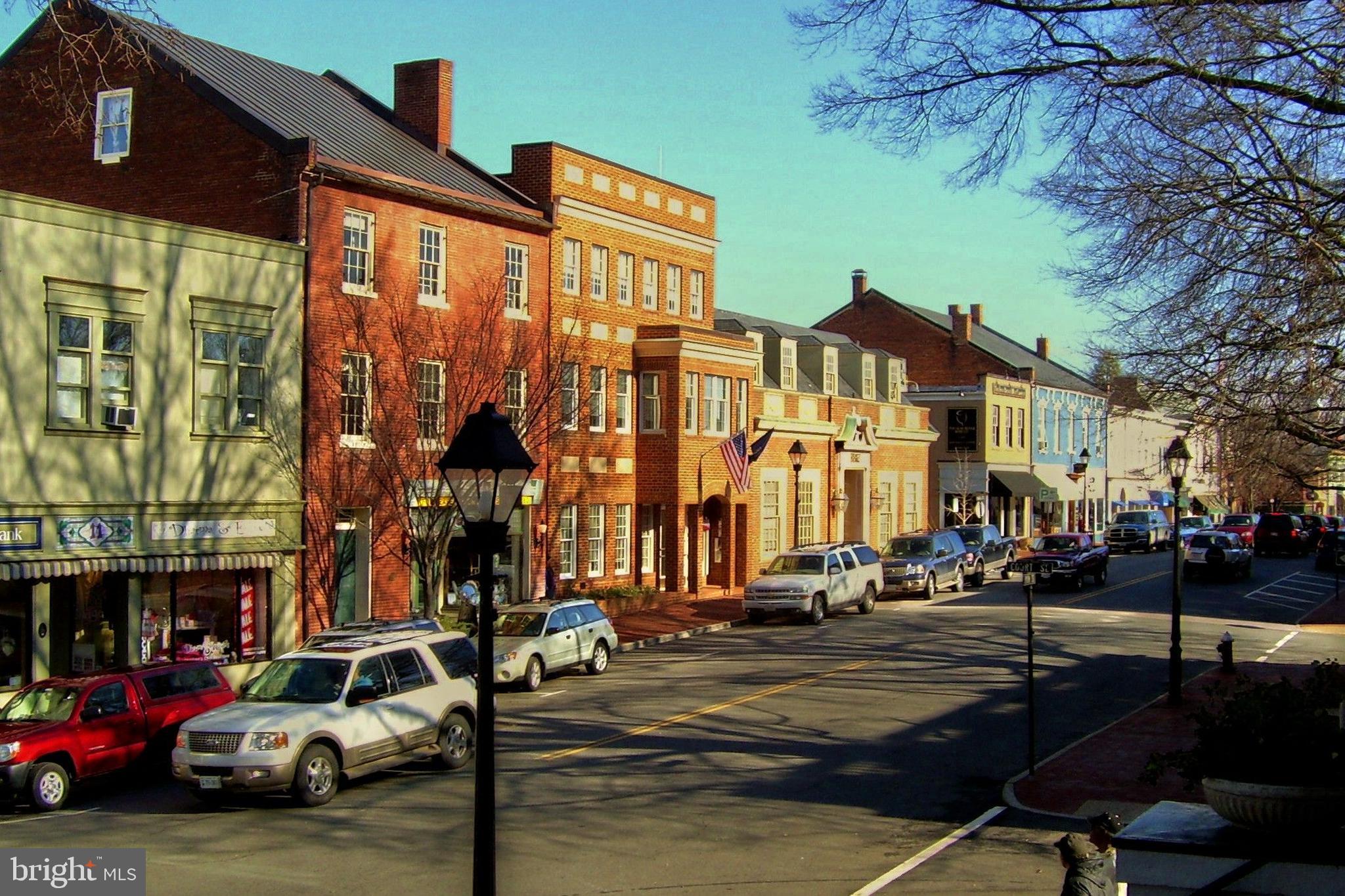 4 Ernest Robinson Road Marshall, VA 20115 - Photo 20 of 25 a city street lined with buildings and cars