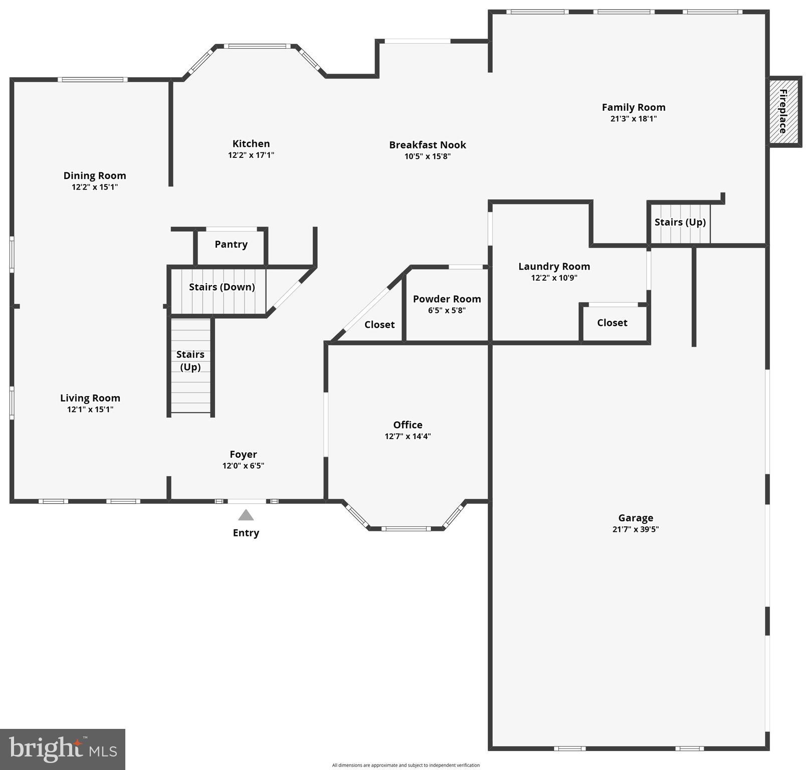 565 Linton Hill Road Newtown, PA 18940 - Photo 44 of 46 1st Level Floor Plan