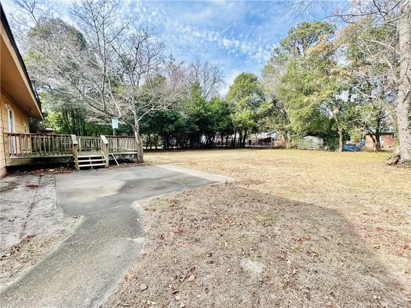 a view of outdoor space with trees