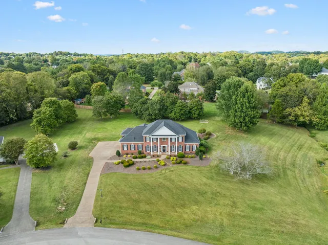 a view of an outdoor space with a garden