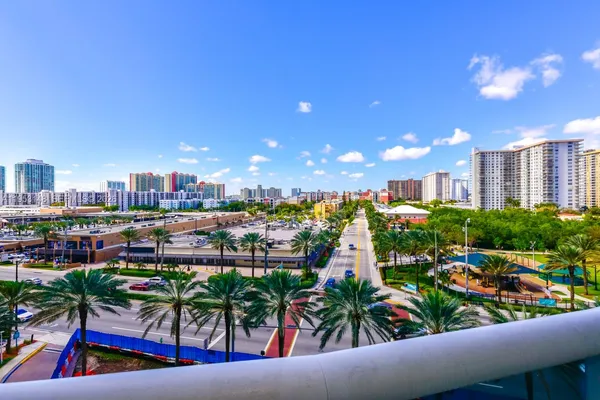 a city view