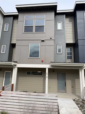 a view of a building with a window