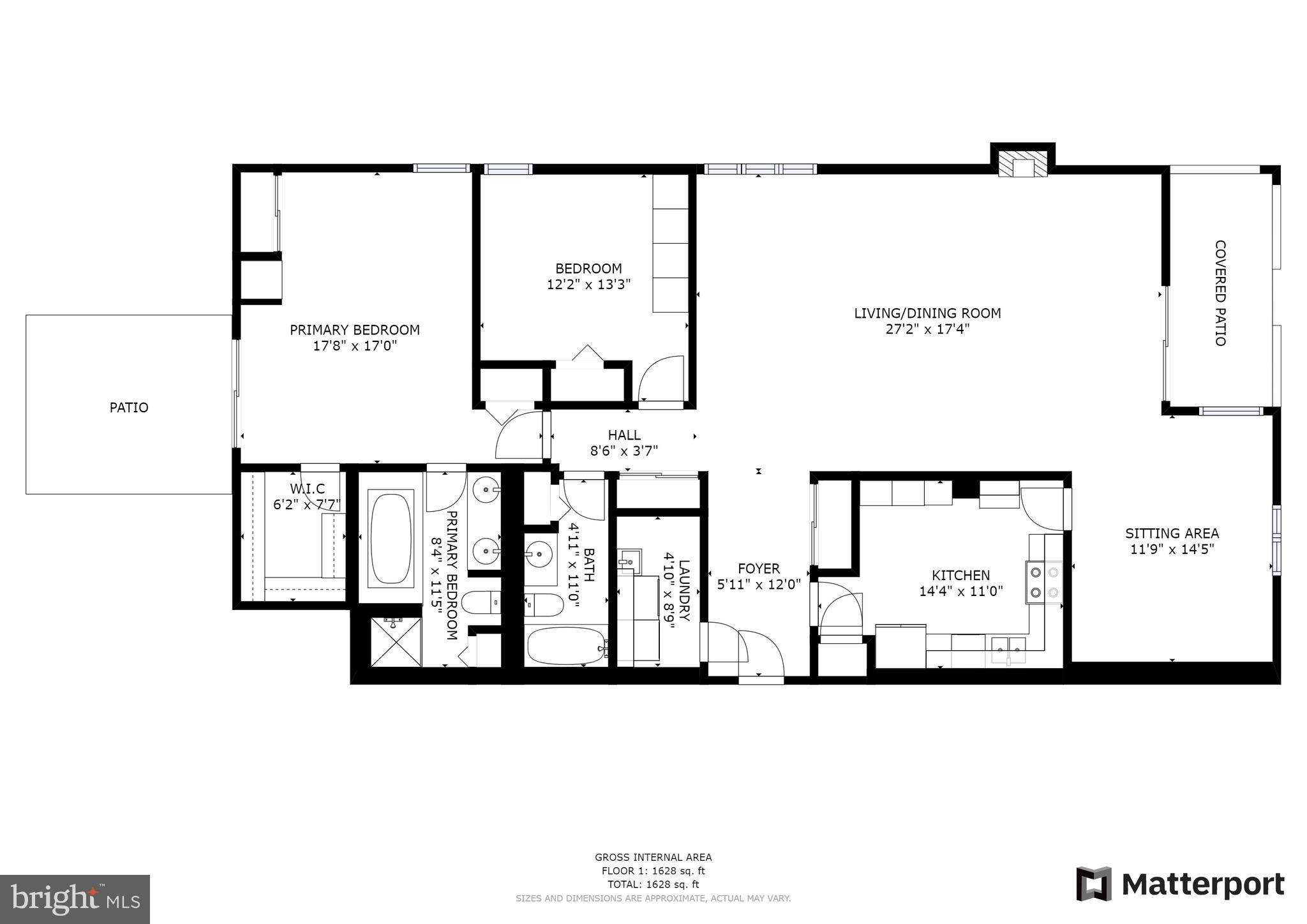 2331 Old Court Road, Unit 111 Baltimore, MD 21208 - Photo 71 of 71 Unit 111 Floor Plan
