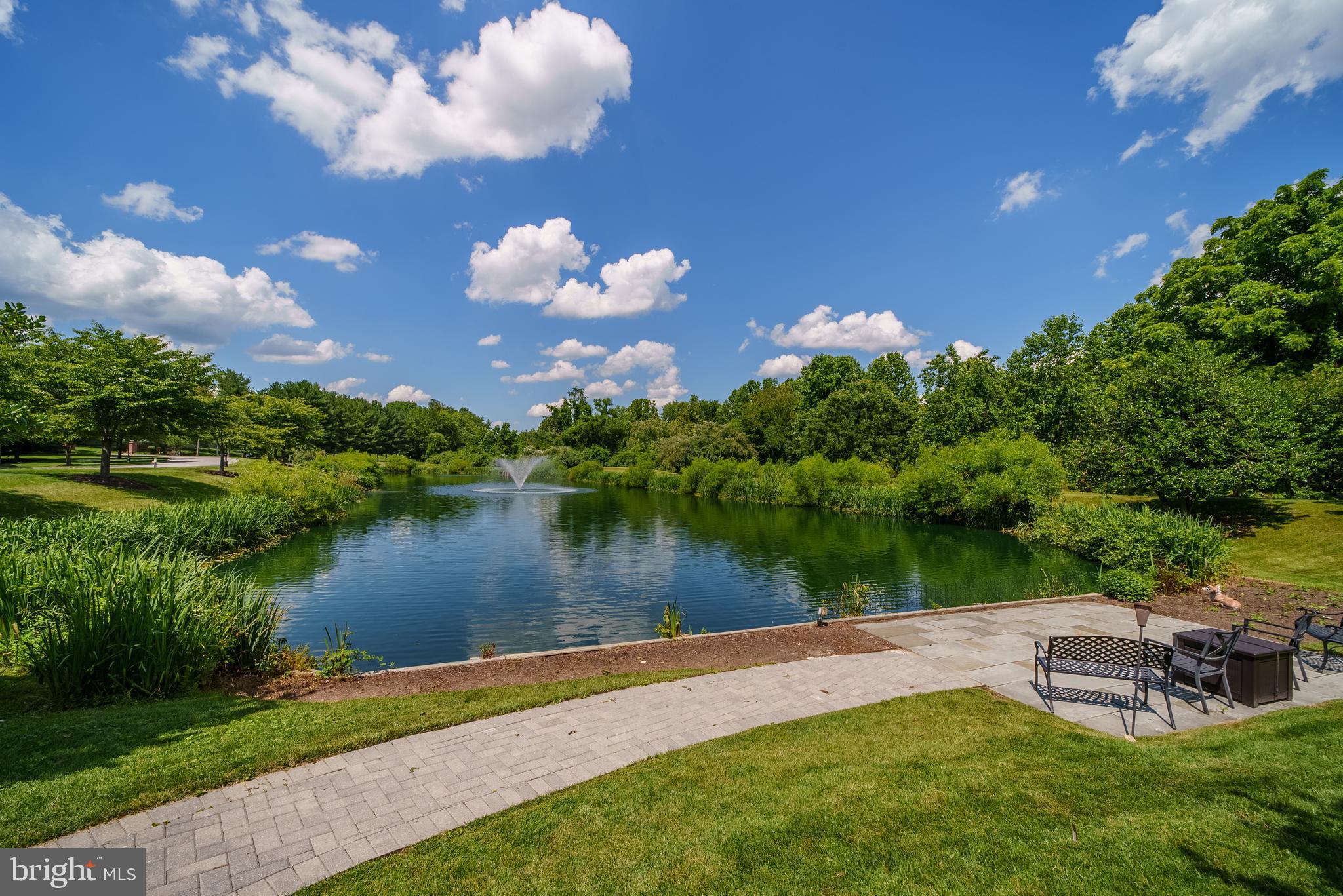 2331 Old Court Road, Unit 111 Baltimore, MD 21208 - Photo 59 of 71 Community Pond with Fountain